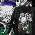 Bakugou T-Shirt: Boku No Hero Oversized Y2K Manga Top