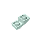 Gobricks GDS-795 Slope, Curved 2 x 1 Inverted | Compatible Building Block for DIY Projects