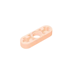 Gobricks GDS-689 Technical Liftarm Thin 1 x 3 | Building Block with Axle Holes Compatible with Lego 6632