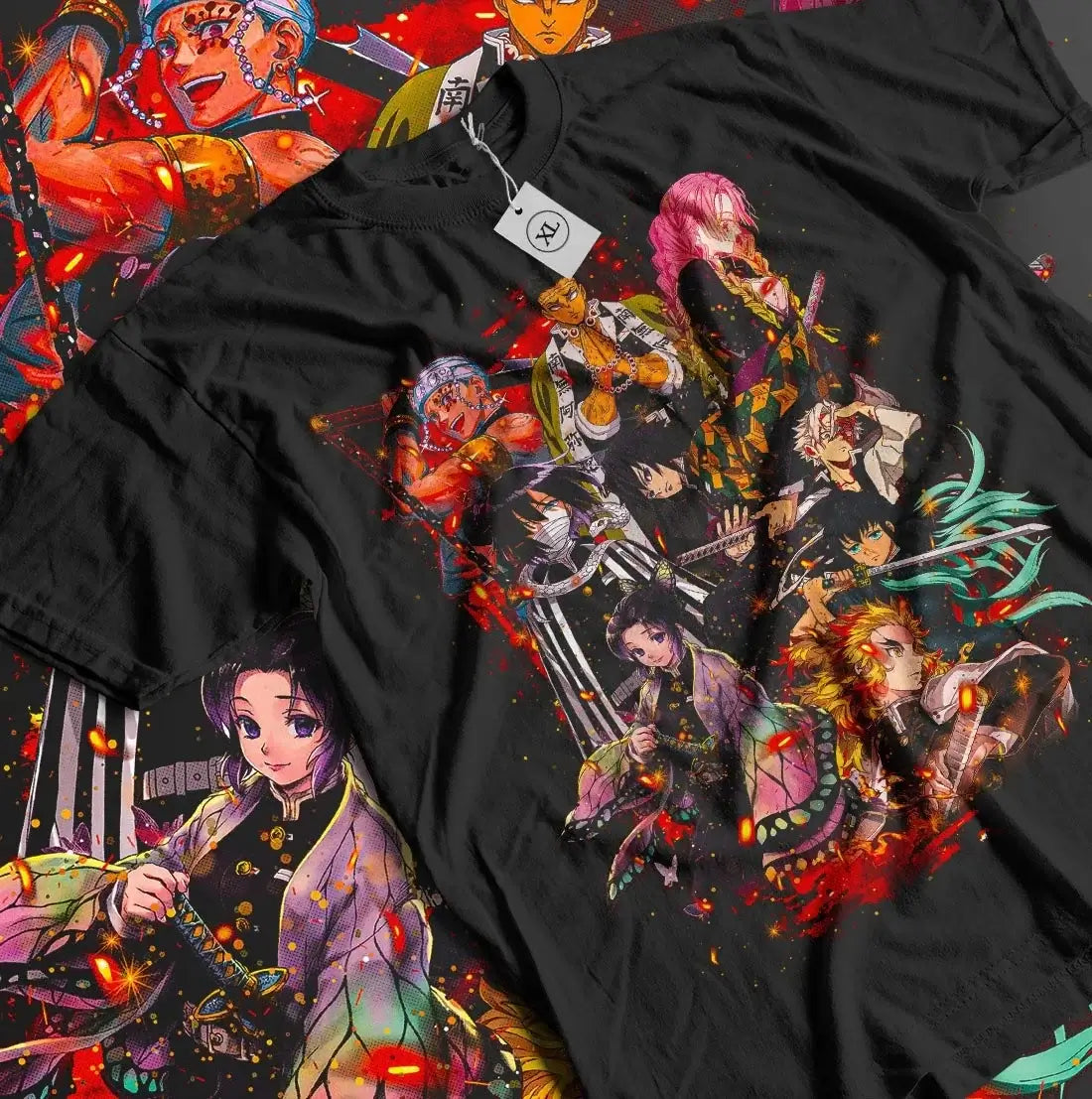 Demon Slayer Hero Characters Y2K Children Cotton T-Shirt