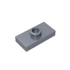 Gobricks PLATE 1X2 W. 1 KNOB | Modified Building Block Compatible with Lego 15573