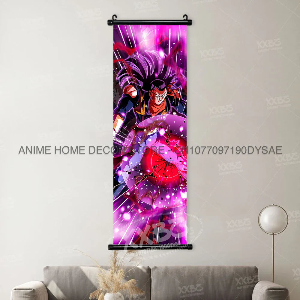 Dragon Ball Posters: Goku & Vegeta Anime Wall Scrolls