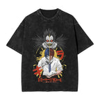 L Lawliet T-Shirt Death Note Vintage Washed Tee