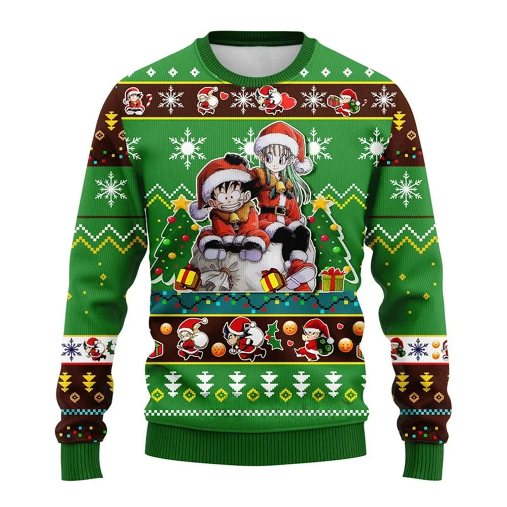 Dragon Ball Wukong Sweatshirt: Parent-Child Anime Pullover