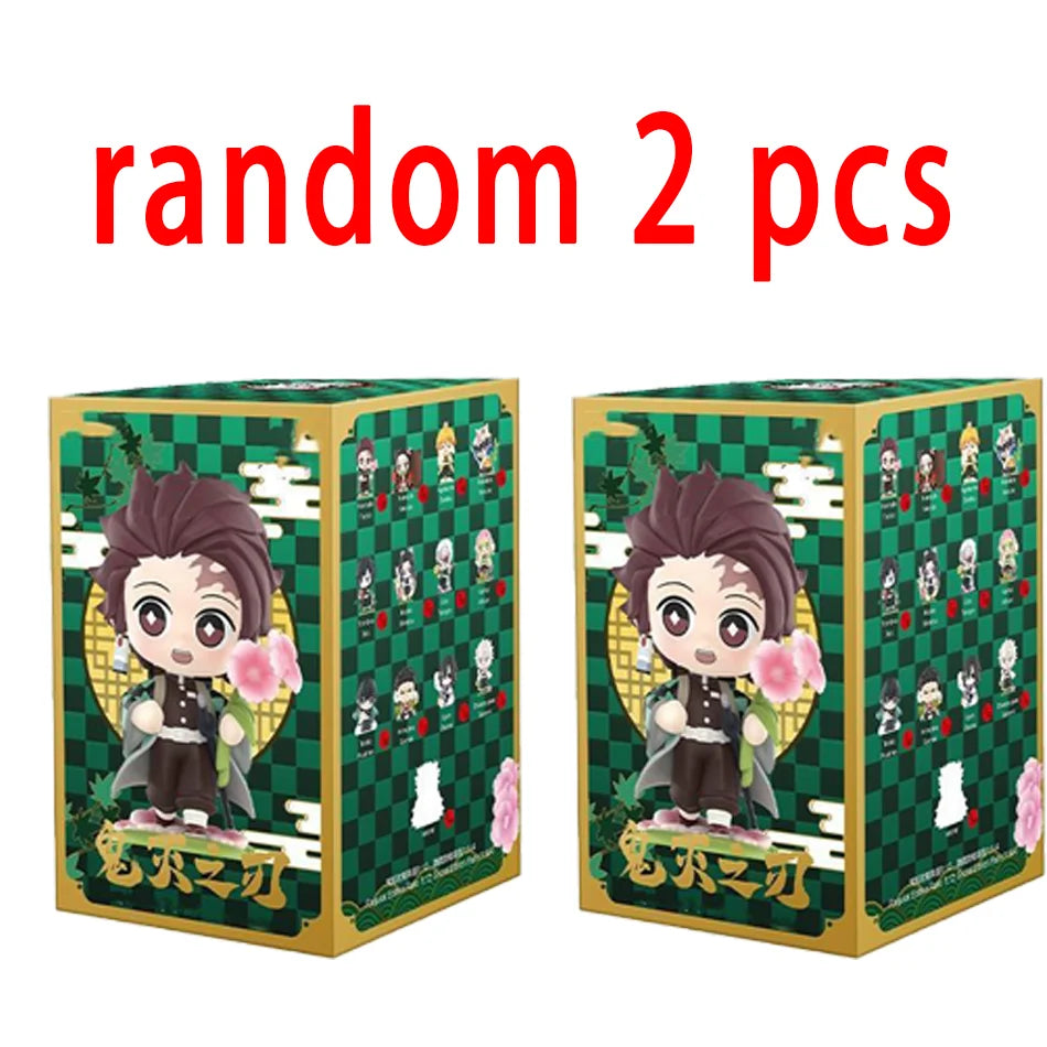 Demon Slayer Blind Box: 12pcs Tanjiro Nezuko Anime Figures