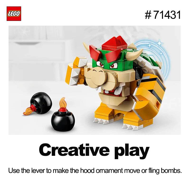 LEGO 71431 Bowser's Muscle Car Expansion Set 458 Pcs Super Mario series DIY Toys For Boys Girl Children Gift ages 8+ - 71431