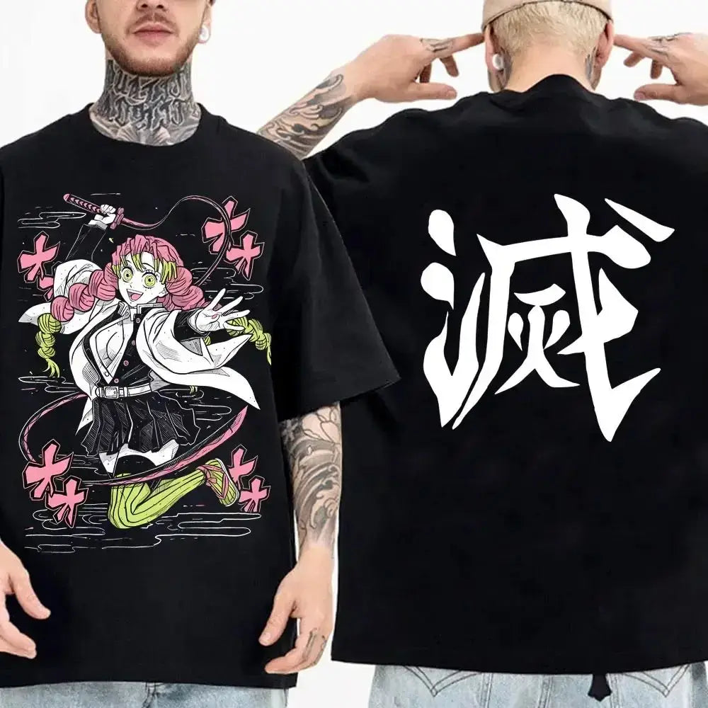 Demon Slayer Cotton Parent-Child Anime T-Shirt | Summer