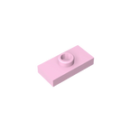 Gobricks PLATE 1X2 W. 1 KNOB | Modified Building Block Compatible with Lego 15573