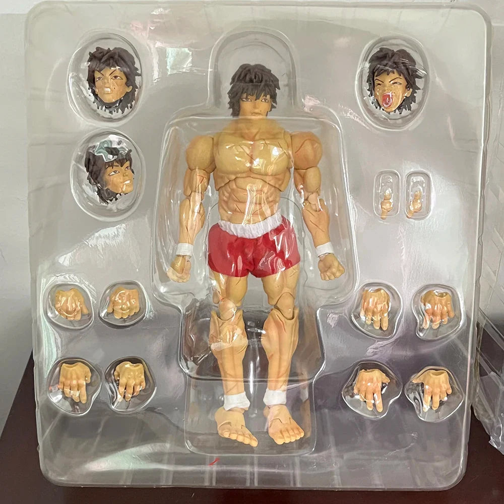 Hanma Yujiro and Baki Hanma Action Figure, Baki The Grappler Anime Figurines Son Of Ogre