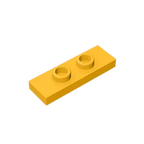 Gobricks GDS-1504 Plate, Modified 1 x 3 with 2 Studs (Double Jumper) | Compatible Building Block Piece