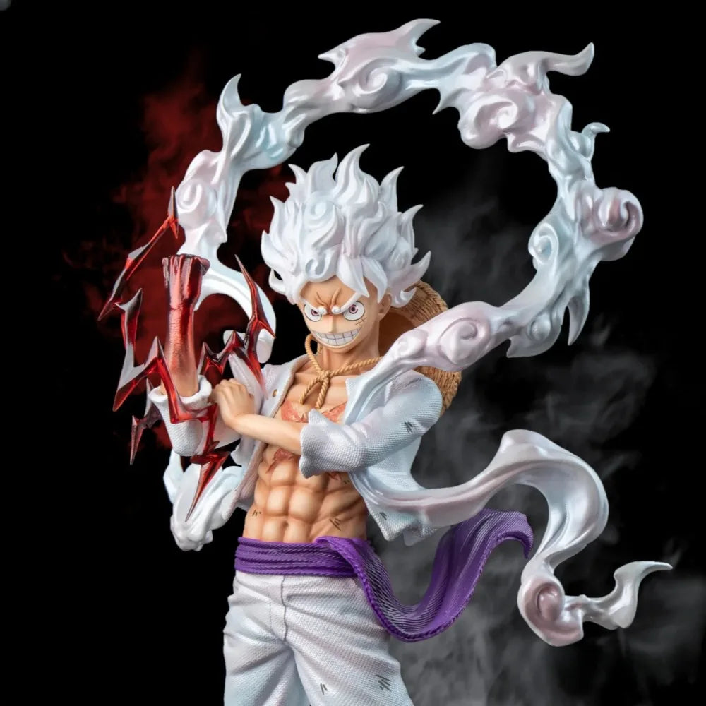 Gear 5 Luffy Figure: 25cm Sun God Nika Anime Statue
