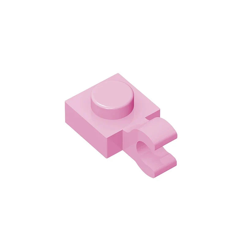 Gobricks GDS-813 1x1 Plate with Vertical Holder | Compatible with Lego 6019 and 61252