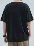 Japanese Samurai Pattern T-shirt 100 Cotton Summer Top