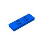 Gobricks GDS-1504 Plate, Modified 1 x 3 with 2 Studs (Double Jumper) | Compatible Building Block Piece