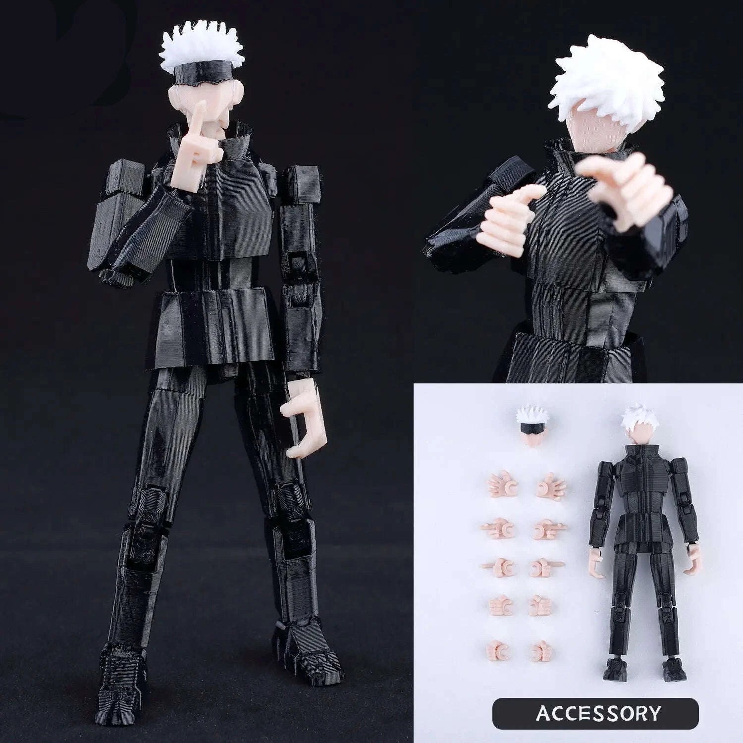 Jujutsu Kaisen 3D Printed Anime Figurine, Gojo Satoru Toji Yuji Sukuna Mahoraga Yuta