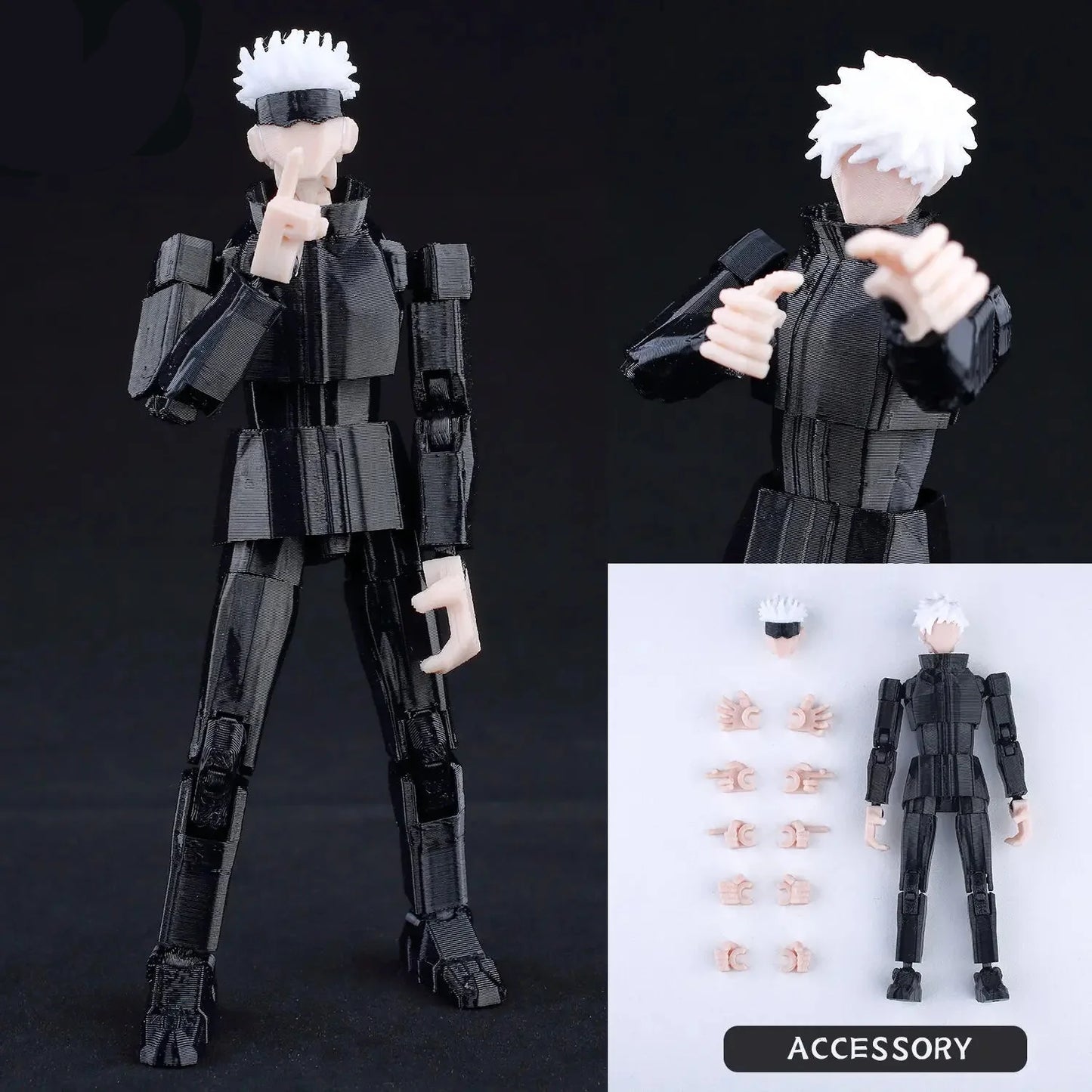 Jujutsu Kaisen 3D Printed Anime Figurine, Gojo Satoru Toji Yuji Sukuna Mahoraga Yuta