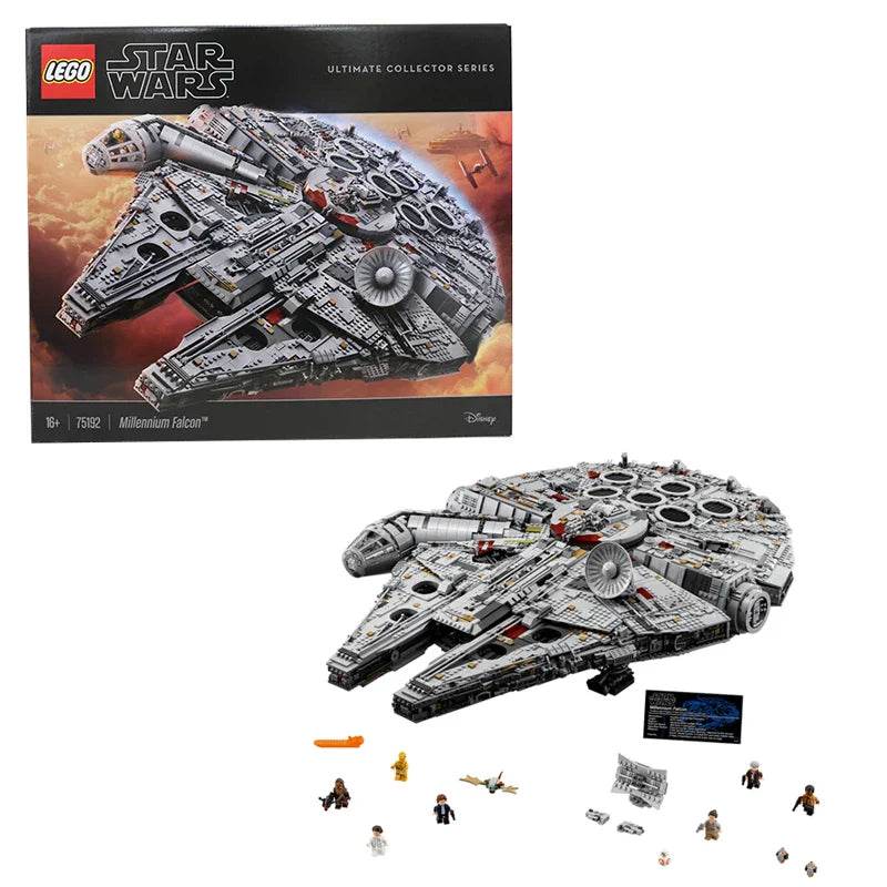 LEGO 75192 Star Wars Ultimate Millennium Falcon Expert Architecture Kit and Starship Model (Adult Version)Puzzle Building Blocks - LEGO75192