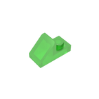 Gobricks GDS-832 Slope 45 2x1 with 2/3 Cutout | Compatible Building Block for DIY