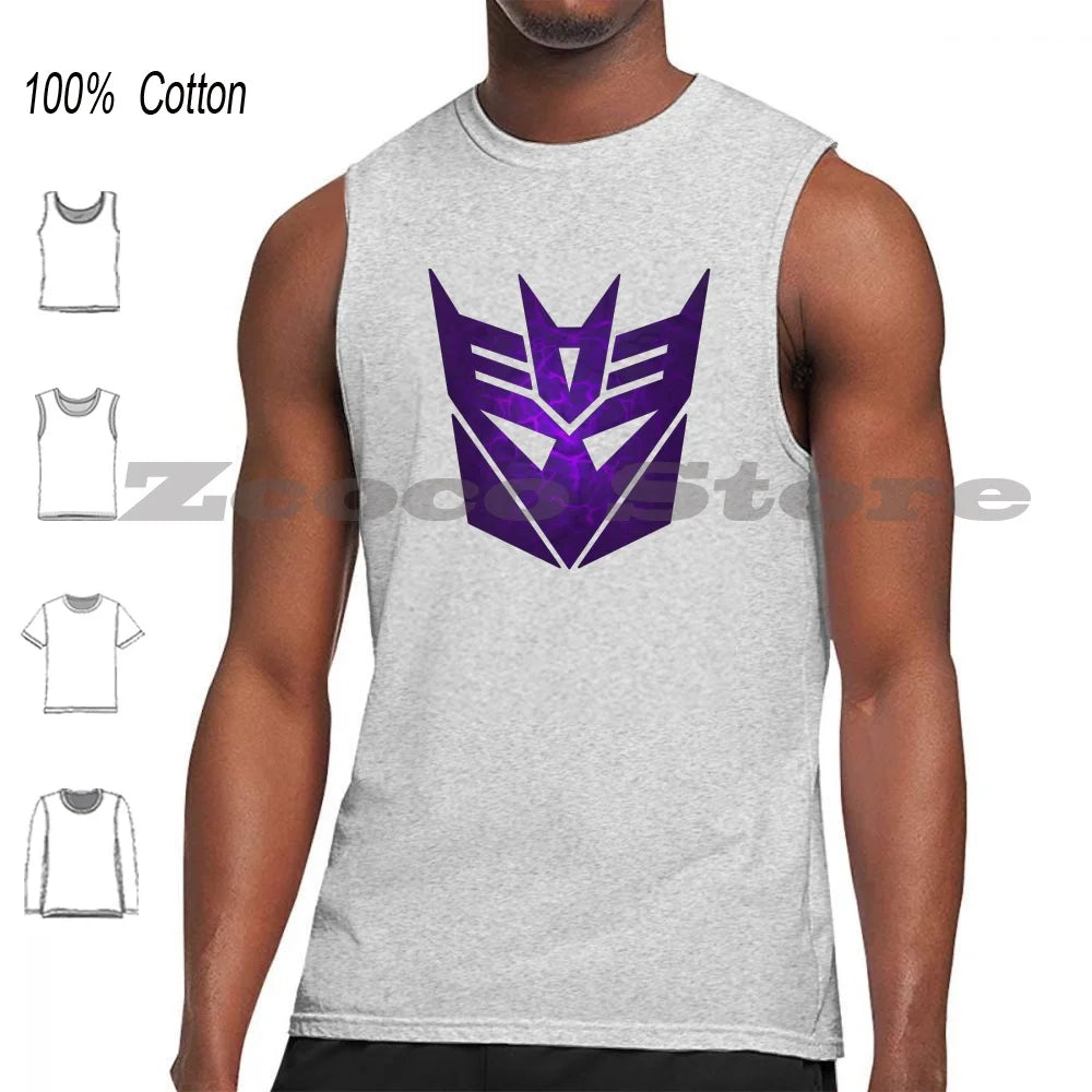 Camiseta 100% algodón hombres mujeres patrón personalizado Megatron Autobot transformar coche avión Robot púrpura Scorpion tiendas