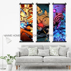 Uzumaki Naruto Posters: Sasuke & Madara Wall Art Scroll