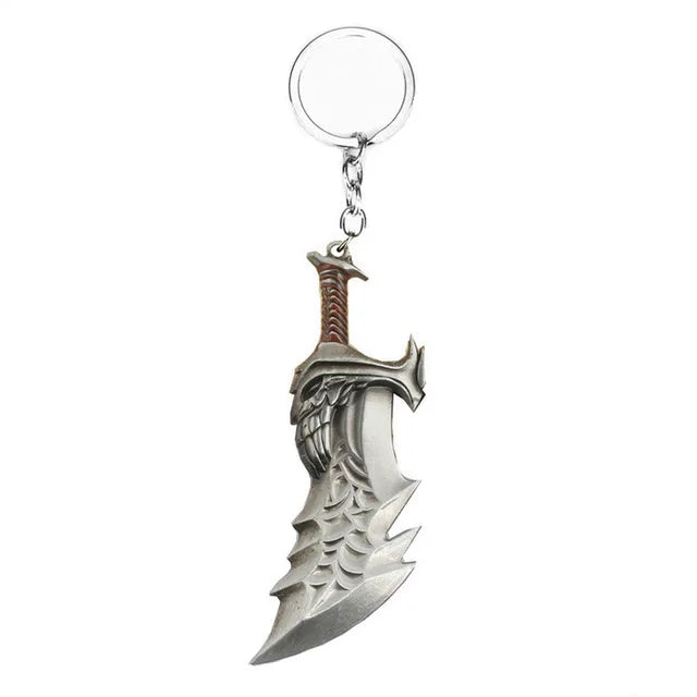 New God of War 4 Kratos Sword Keychain Pendant Keyring Jewelry Men And Women Car key chain Accessories