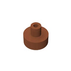 Gobricks Tile Round 1x1 with Bar and Pin Holder | Compatible Building Block