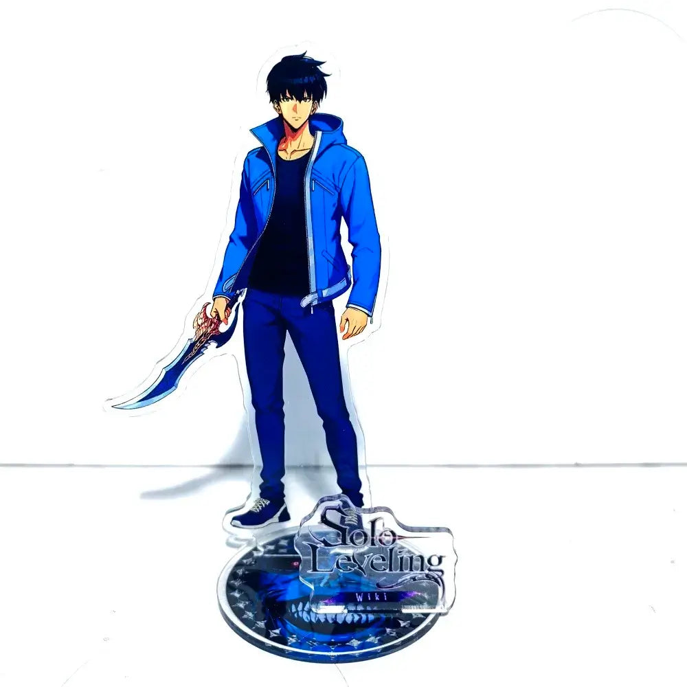 Solo Leveling Acrylic Stand: Sung Jin Woo 15cm Desk Figure