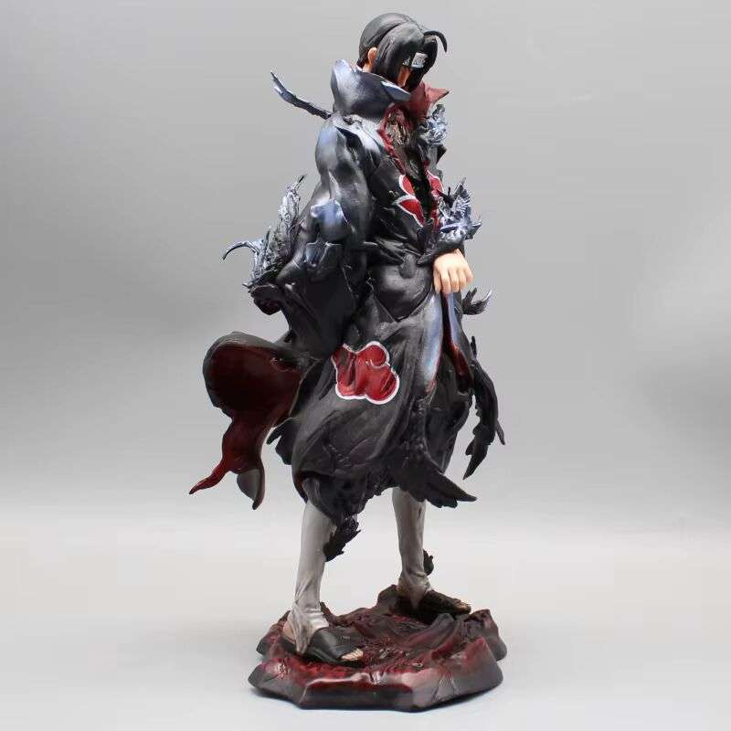 Itachi Uchiha Tsukuyomi Crows Anime Figure, Naruto Shippuden Action Figurines 26 CM