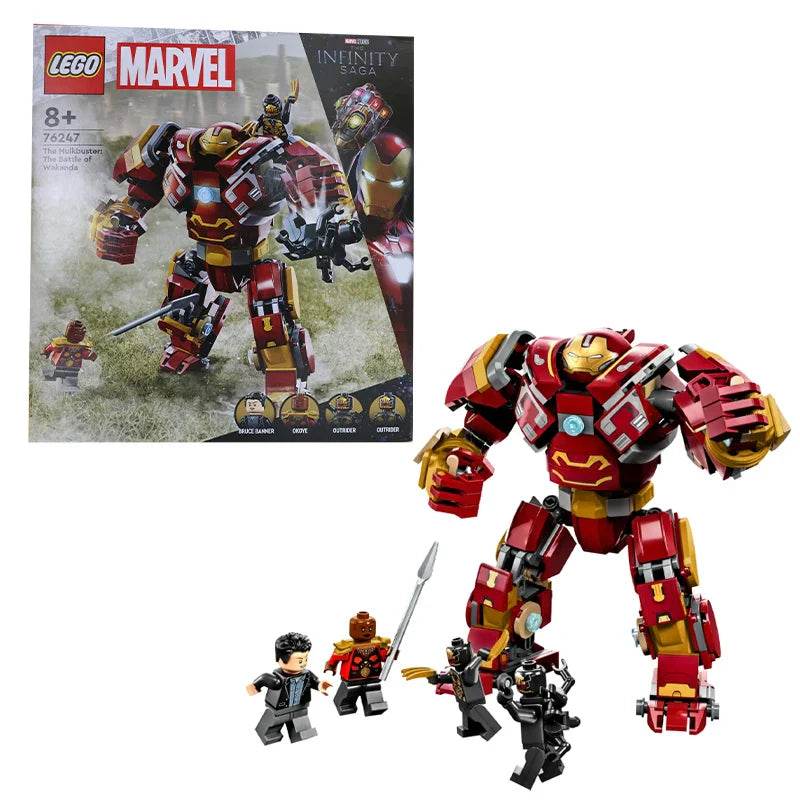 LEGO76247 Marvel The Hulkbuster: The Battle of Wakanda, Action Figure, Buildable Toy with Hulk Bruce Banner Minifigure, Avengers - LEGO76247