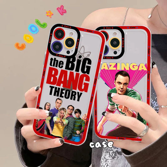 Bazinga The Big Bang Theory tv show Phone Case For iPhone 11 12 13 14 Mini Pro Max XR X XS TPU Case For 8 7 6 Plus SE 2020