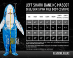 Katy Perry Left Shark Funny Unisex Halloween Cosplay Mascot Costume