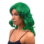 She Green Comic Book TV Show Monster Adult Halloween Costume Wig Cosplay