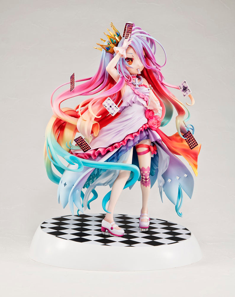 No Game No Life Shiro 1/7 Scale Figure Dress Ver - Official Kadokawa 10th Anniversary
