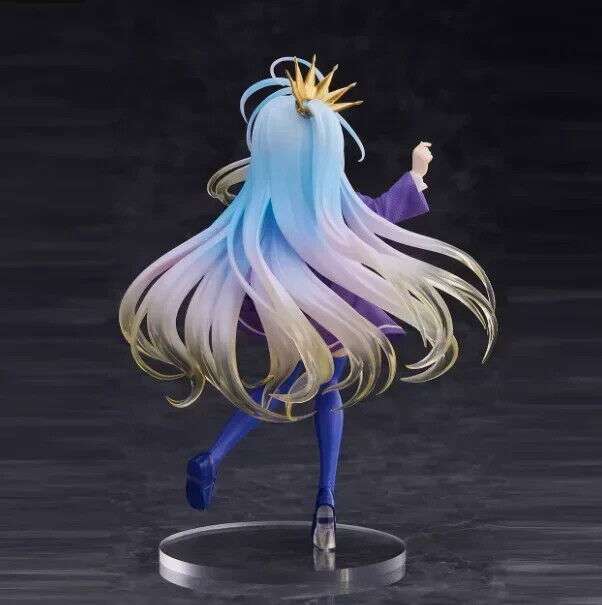 Shiro Figure, No Game No Life Figurine, Anime Toys Statues Gifts 7 in