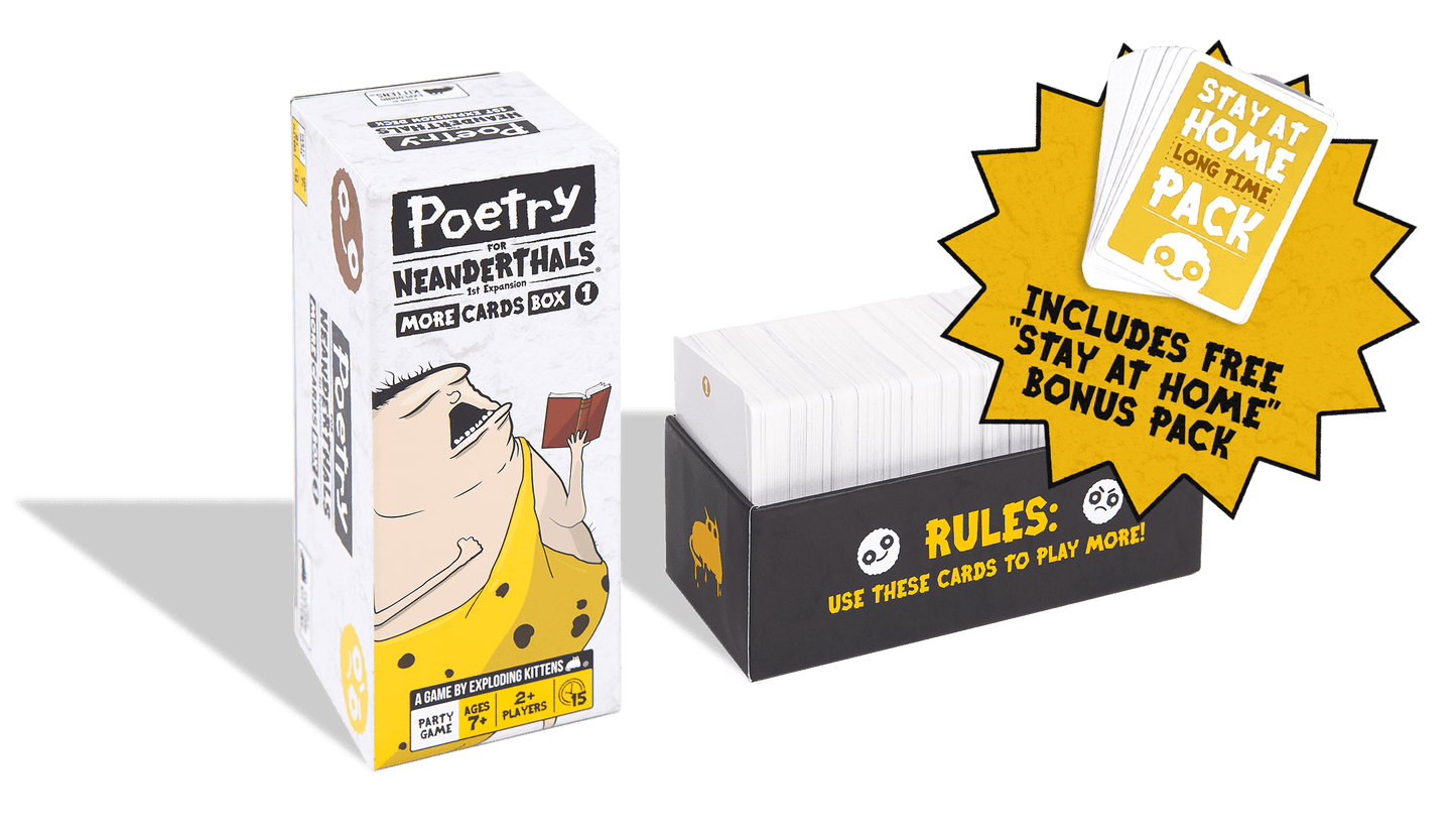 Poetry for Neanderthals: More Cards Box 1 - 
