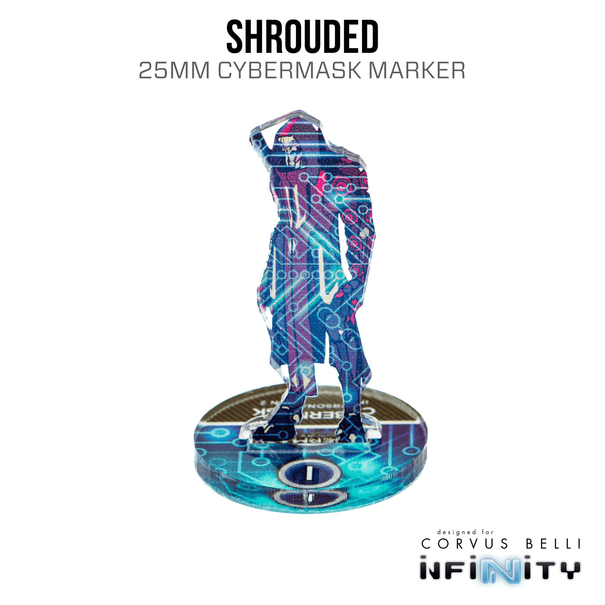 Infinity 3D Markers: Shrouded (25mm Cybermask) - Cybermask / A