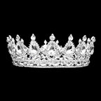 Teardrop Stone Accented Crown Tiara