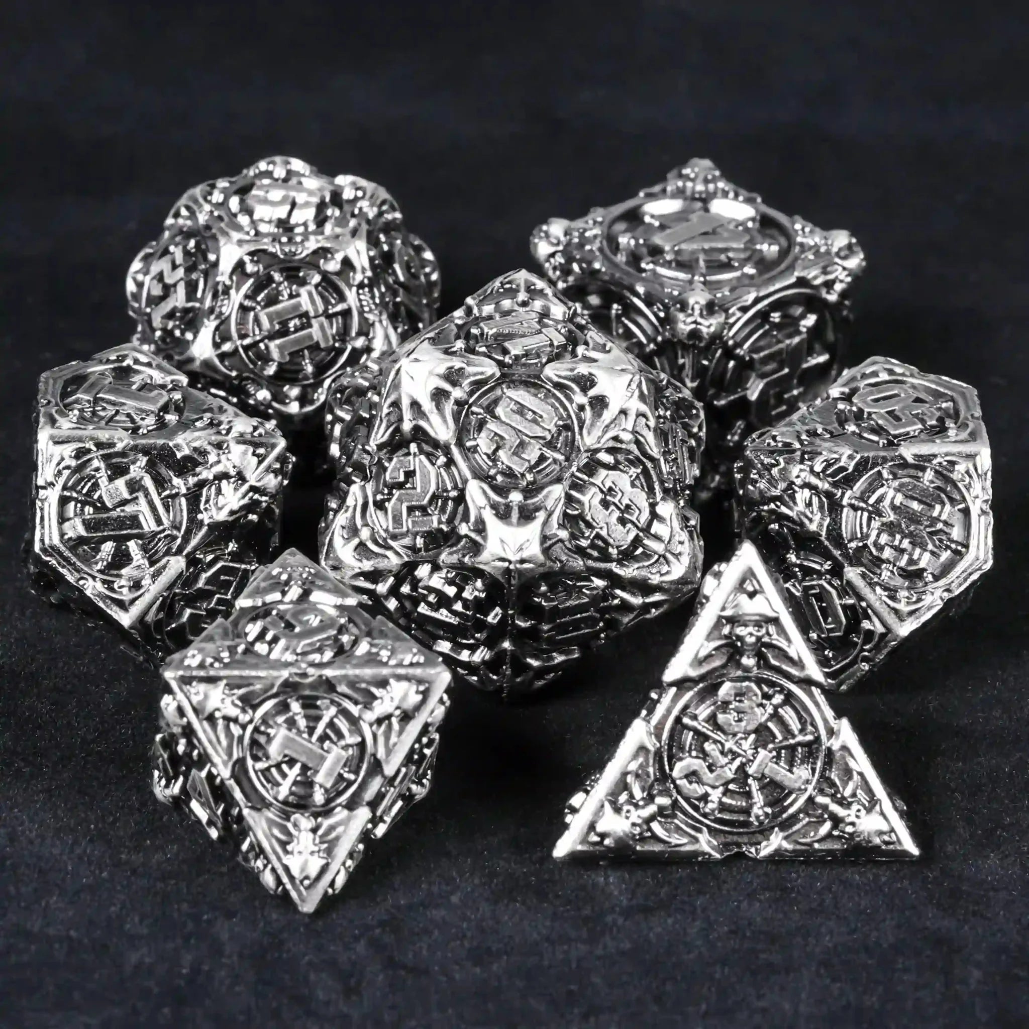 DND Dice - Steampunk Pirate Metal Dice Set