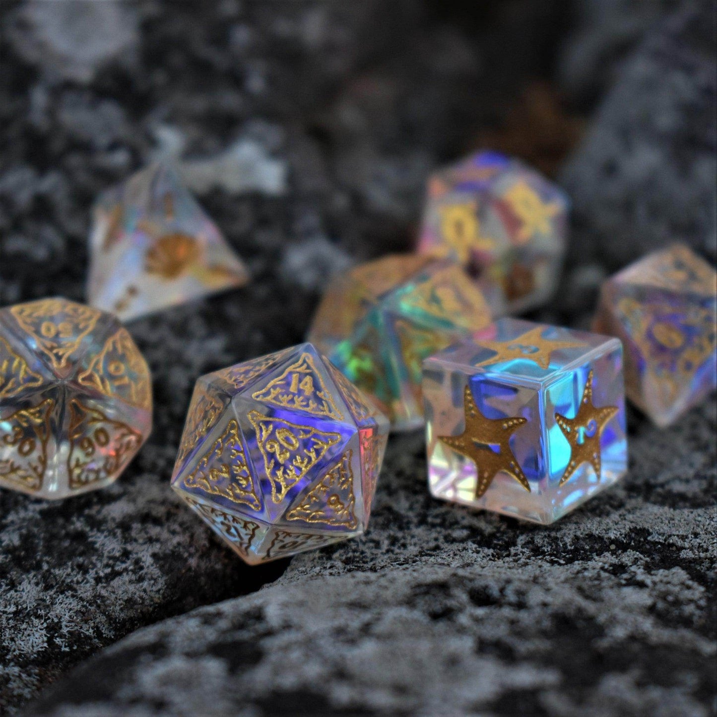 Siren's Song Prism Glass Dice Set 'PRE-ORDER | SPRING EVENT DEAL' - 