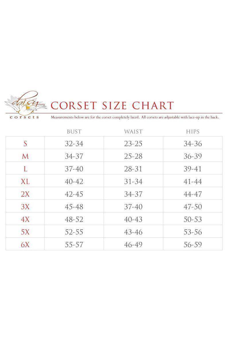 Top Drawer Steel Boned White Lace Victorian Bustle Corset Dress - Small