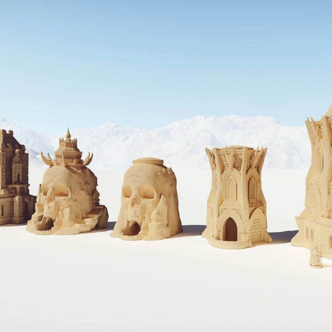 Skull King Large DND Dice Tower - 