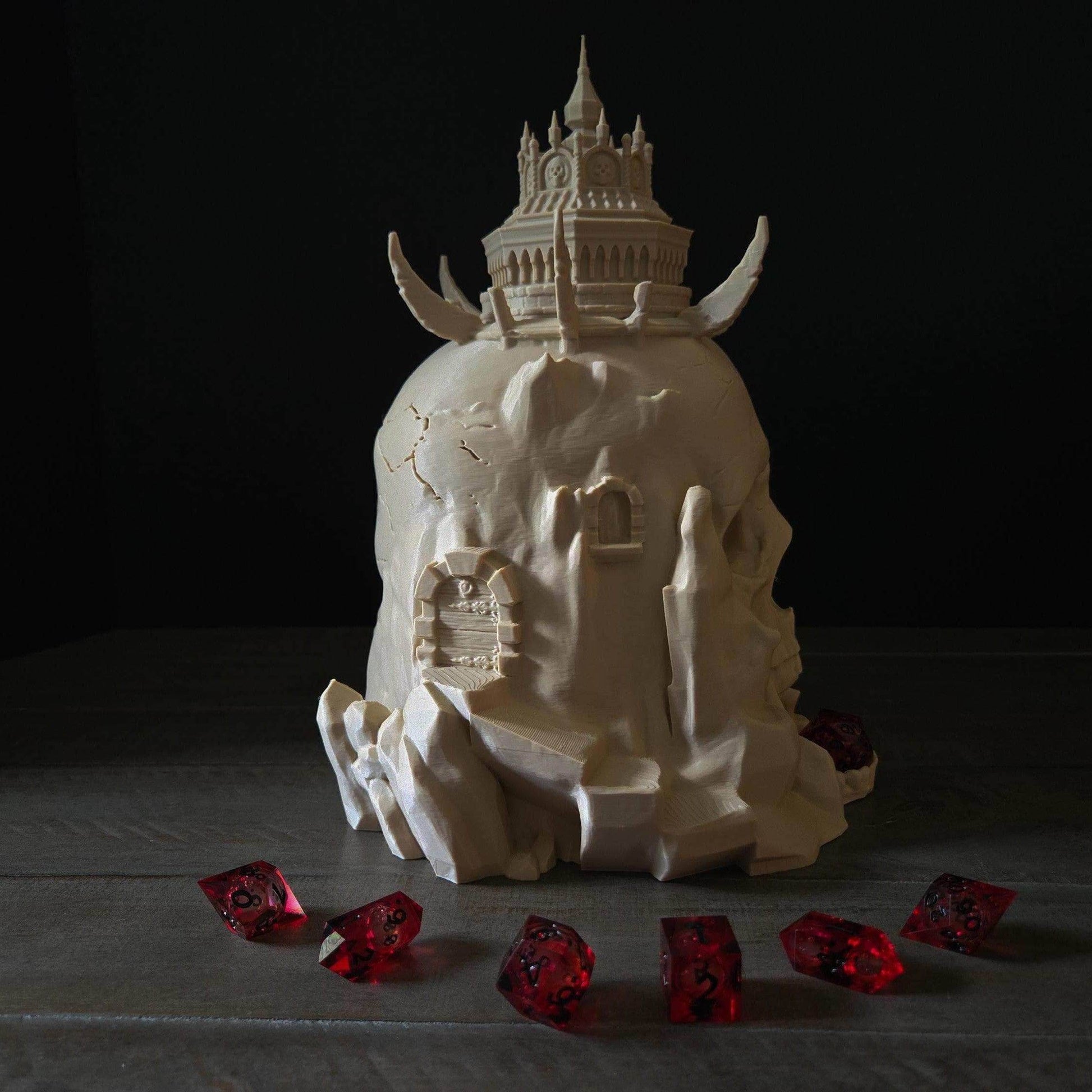 Skull King Large DND Dice Tower - 