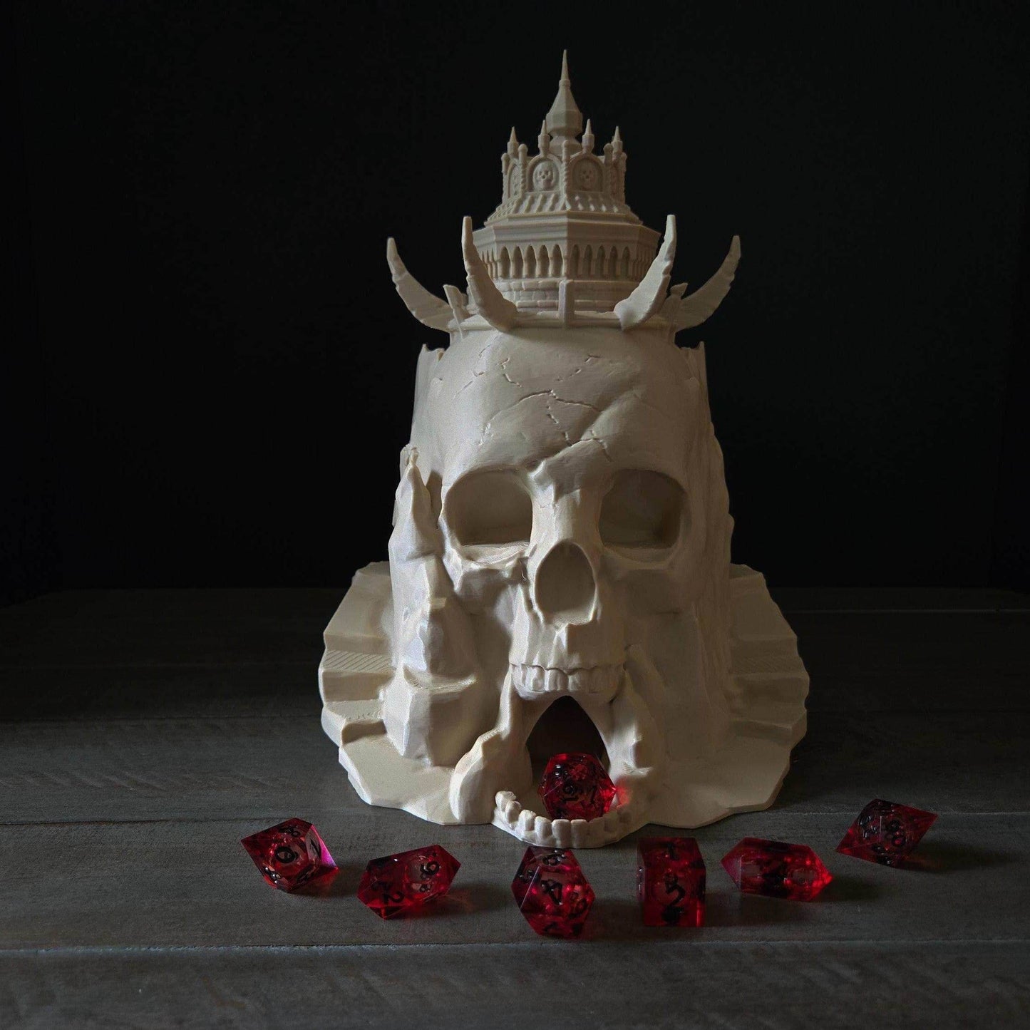 Skull King Large DND Dice Tower - 