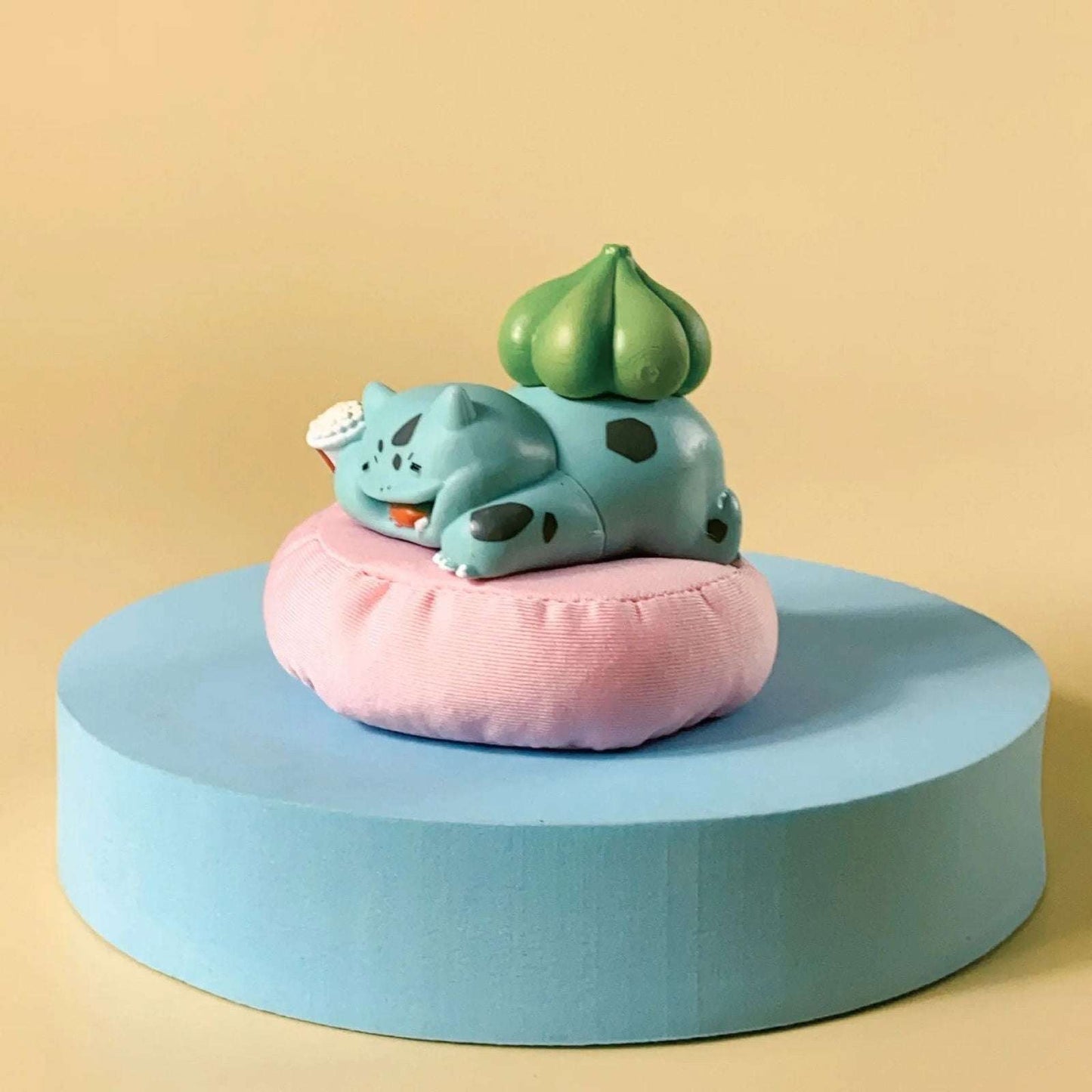 Sleeping Pokemon Anime Figurines, Pikachu Bulbasaur Psyduck Charmander