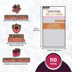 "7 Wonders" Magnum Card Sleeves (65x100mm) 110 Pack, 60 Micron, SKS-8811