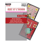 "Space Alert" Compatible Large Card Sleeves (67x103mm) 110 Pack, 60 Micron, SKS-8829