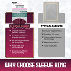 Medium Square Card Sleeves (65x65mm) 110 Pack, 60 Microns, SKS-8841