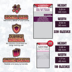 "Flamecraft" Board Game Compatible Card Sleeve Bundle (8803 X 2 + 8839 X 1)