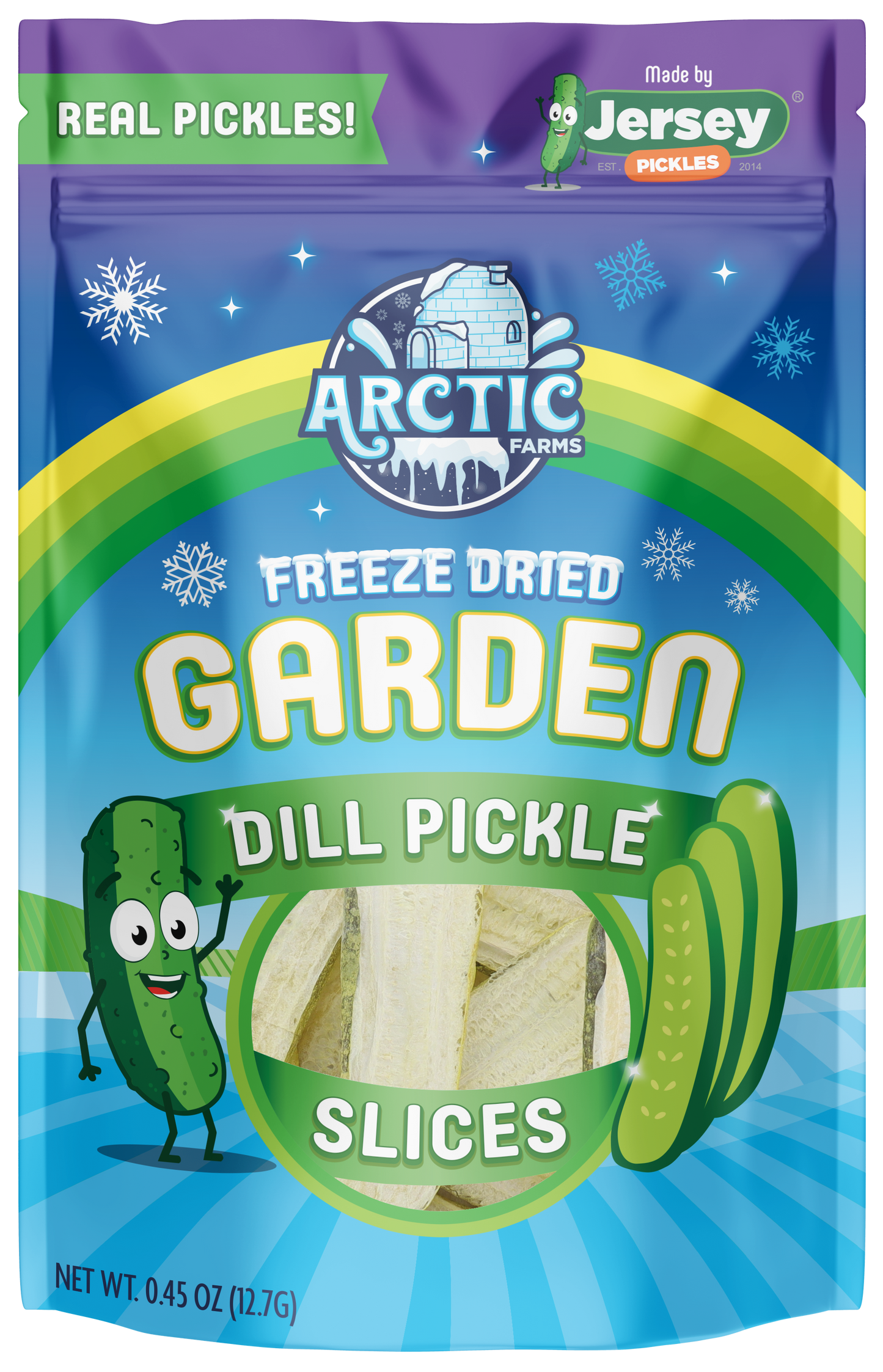 Freeze Dried Kosher Dill Pickle Slices from Jersey Pickles