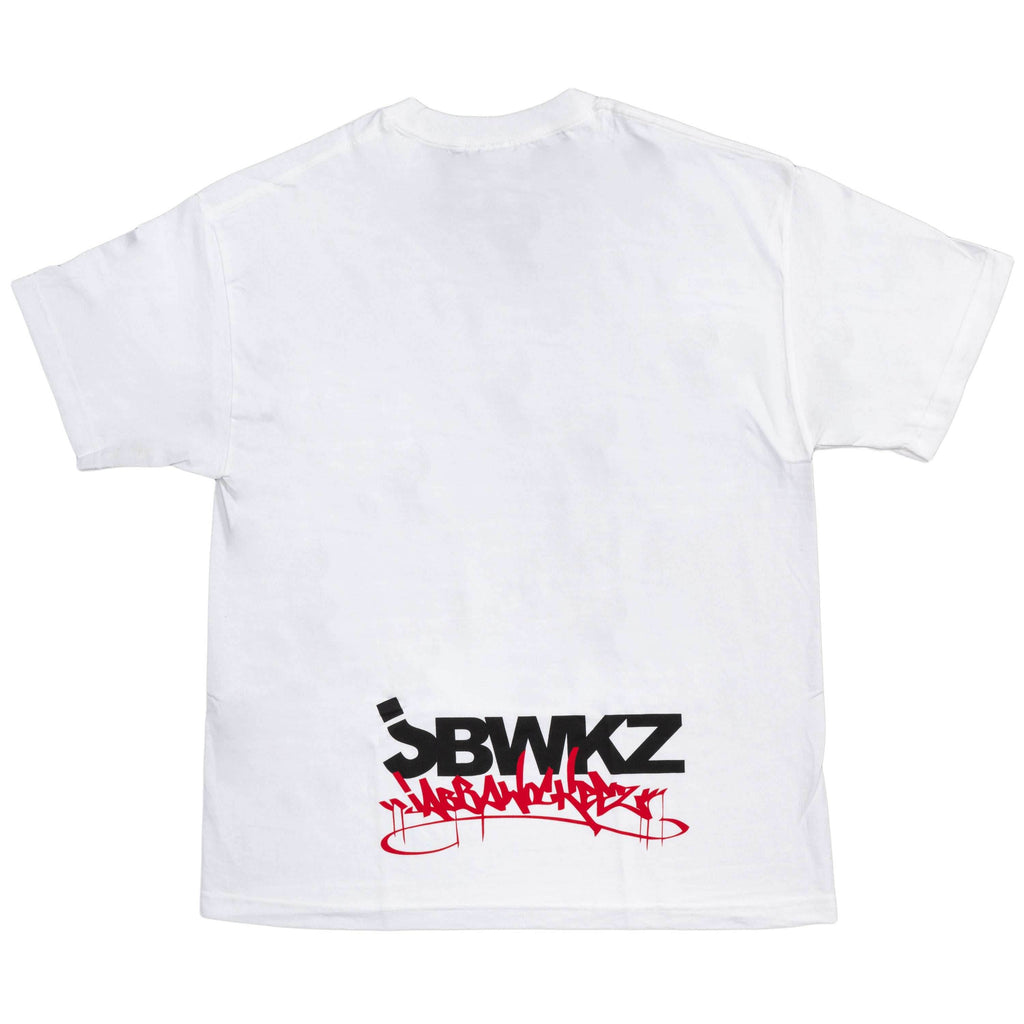 Jabbawockeez Dance Face Fill Logo White T-shirt Tee - S
